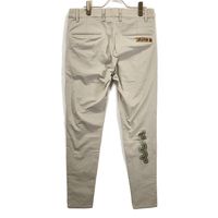 Muta [Muta Marine] MMJC444106 Light Gray Stretch Nylon Slacks, Size 4