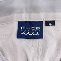 Muta [Muta Marine] MMJC444106 Light Gray Stretch Nylon Slacks, Size 4