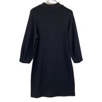 Theory Black Double Knit Dress, Size Small