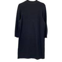 Theory Black Double Knit Dress, Size Small
