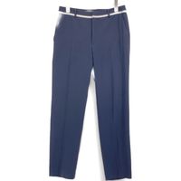 Beige CINDY 24 Year Navy No-Collar Jacket and Cropped Pants Set 4