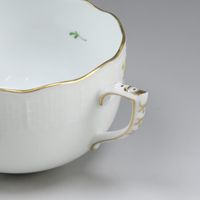 헤렌드 HEREND 엘리자벳 장미 식기 컵 & 접시 724/RE Elisabeth's Rose _【미사용】