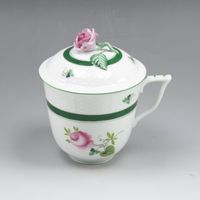 Herend Vienna Rose Herbal Tea Cup and Saucer 705/VRH Vienna Roses (Unused)