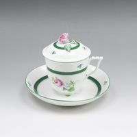 Herend Vienna Rose Herbal Tea Cup and Saucer 705/VRH Vienna Roses (Unused)