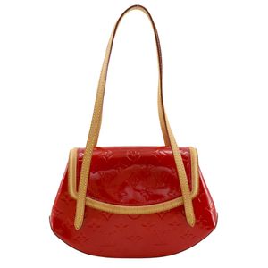 二手LOUIS VUITTONBiscayne Bay PM 手提包 M91291 Monogram Vernis 2004 红色 TH0044 肩包/手提包 磁扣 Biscayne Bay PM 女士