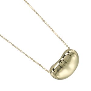 蒂芙尼 (Tiffany & Co.) Bean 项链，18k 黄金，约 7.85 克，女士款 [二手]