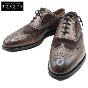Edward Green Malvern III 82 鞋楦麂皮與皮革風尖鞋,尺寸 9 1/2E(二手)