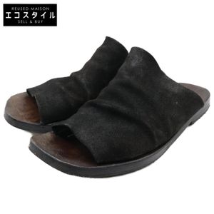 Dimmisiano & Miller 麂皮露趾平底涼鞋 / *未標示尺寸。 [二手]