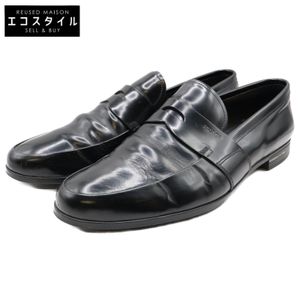 Prada 2DE010 皮革零錢樂福鞋 / 8 號 [二手]