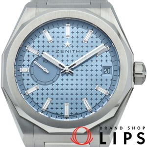 Zenith Defy Skyline 41 11-Piece Ice Blue Bucket Diamond Watch, Limited Edition of 100 in Japan, DEFY SKYLINE LIMITED 100PCS 03.9300.3620/16.I001, Box, Warranty Card, Stainless Steel Band, Men's Watch, Ice Blue, Polished, Excellent Condition [Pre-owned]
