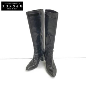 二手 Tod's 馬銜扣真皮長靴,尺寸 38 1/2A