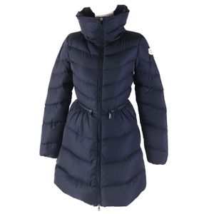 正品MONCLER MIRIELON 羽絨服，附貼布，版型優美，海軍藍，00 碼