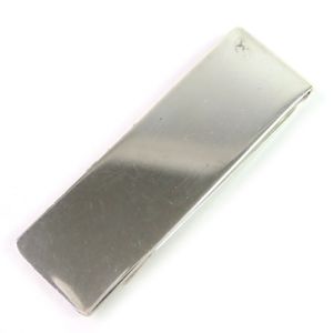 Good condition TIFFANY & Co. Tiffany SV925 silver bill clip with engraved logo, weighs 19.53g, men's