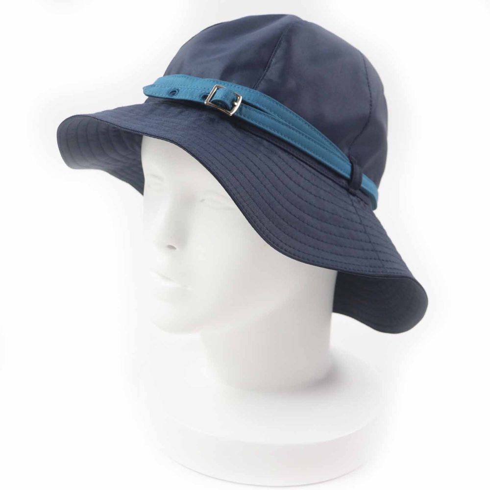 Hermès Fedora Women Blue Hat size 56 Hermes Fedora Bucket Hat Blue Size 56 | eBay main image 3