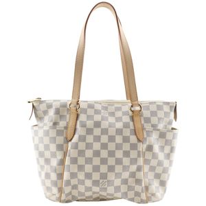 二手LOUIS VUITTONTotally PM 手提包 N51261 Damier Azur 帆布 2009 AR2069 单肩/手提包 A5 拉链 Totally PM 女士