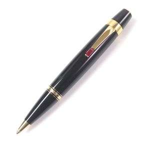 MONTBLANC波西米亞旋轉顏色寶石原子筆，黑色和金色，德國製造，男士款