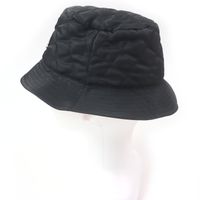 Authentic Celine Black Quilted Bucket Hat Excellent condition CELINE 2AUB0930C logo print quilted  main image 4