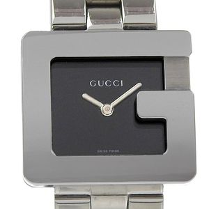グッチ GUCCI Gウォッチ 腕時計 3600J ステンレススチール ブラック 