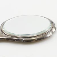 復古銀色手鏡/粉盒（二手）