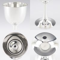 은배 페어 식기 순은 Silver Cup Pair _【중고】