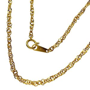 디자인 체인 체인 전용 목걸이 K24 골드 5.5g 43cm 여성 【중고】