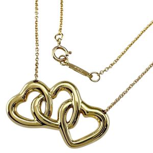 TIFFANY&Co./티파니 트리플 하트 목걸이 K18YG 옐로우 골드 6.9g 45.5cm 레이디스 【중고】