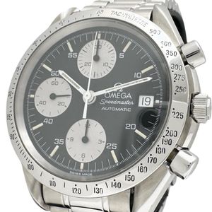 OMEGA/오메가 3511.50 스피드 마스터 손목시계 스테인리스 스틸 자동 감기/오토마 블랙 문자판/흰눈/실버 벨트 맨즈[중고]