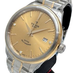 TUDOR/튜더/튜들 12503 상자/보관 스타일 다이어 3P 손목시계 스테인리스 스틸 자동 감기/오토마 I번(2003년) 샴페인 문자판/골드×실버 콤비 맨즈[중고]