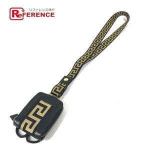 VERSACE 폰 케이스 동전 케이스 지갑 파우치 그레카 로고 스마트 폰 케이스