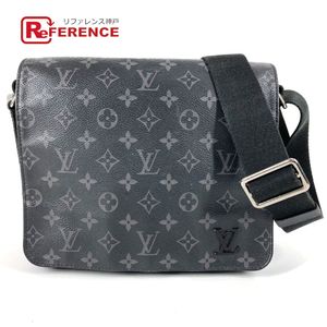 LOUIS VUITTONCA3199 Monogram Eclipse District PM NM 單肩包