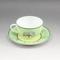 二手愛馬仕非洲系列杯碟