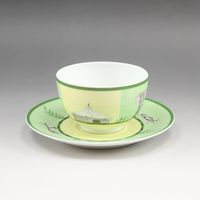 二手愛馬仕非洲系列杯碟