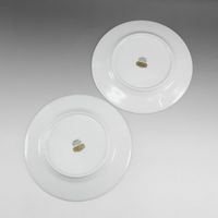 二手 Richard Ginori Medici 戒指圖案餐具：杯子、碟子和Platex 2