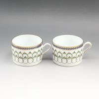 二手 Richard Ginori Medici 戒指圖案餐具：杯子、碟子和Platex 2