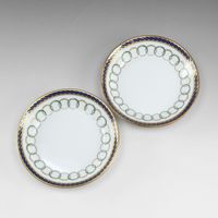 二手 Richard Ginori Medici 戒指圖案餐具：杯子、碟子和Platex 2