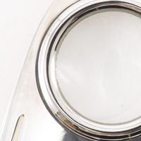 二手愛馬仕馬形書籤，書籤/書籤放大鏡，金屬，銀色，馬形書籤