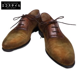 Berluti [成色极佳] Phil Daliane 系列 Patina 绒面革素面鞋，8 码 [二手]