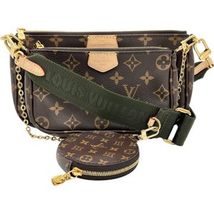 LOUIS VUITTON/루이비통 M44813 모노그램 뮐티 포셰트 악세소와르 숄더백 모노그램 캔버스 ブラウン/골드 쇠장식 레이디스 【중고】