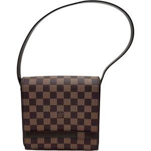 LOUIS VUITTON/루이비통 N51162 다미에 트라이베카 미니 숄더백 PVC 코팅 캔버스 ブラウン 【중고】