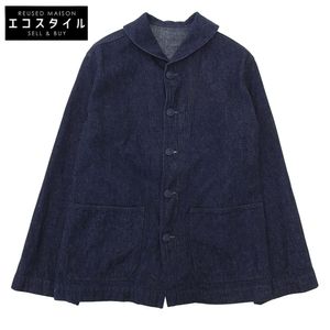 웨어 하우스 미품 Lot 2220 U.S.NAVY 코튼 숄 칼라 커버 올 재킷 맨즈 네이비 38 24AW 38【중고】