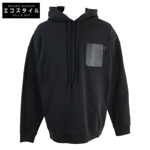 로에베 미품 H526Y25J12 아나그램 레더 패치 파커 L【중고】