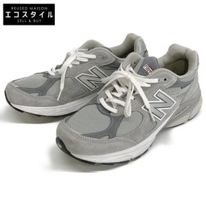 New Balance M990GY3 美国制造 绒面革/网眼低帮运动鞋，美国尺码 8（二手）