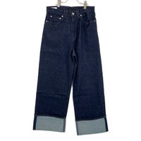 원숭이 타임 8314-042160-7970 나이비 와이드 스트레이트 팬티 L