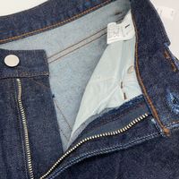 원숭이 타임 8314-042160-7970 나이비 와이드 스트레이트 팬티 L