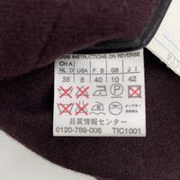 max Mara Angora Wine Red White Tag Set, Size 42 (Pre-owned)