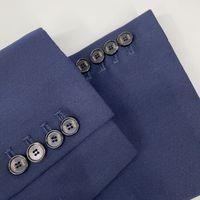 Used EEX-1N453-JK04-NV LETTER X Navy Double Blazer XS ink