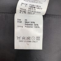 Used EEX-1N453-JK04-NV LETTER X Navy Double Blazer XS ink