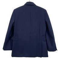 Used EEX-1N453-JK04-NV LETTER X Navy Double Blazer XS ink