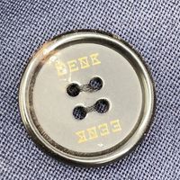 Used EEX-1N453-JK04-NV LETTER X Navy Double Blazer XS ink