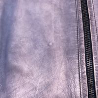 Hugo Boss Blue Gradation Calfskin Single Rider Jacket, Size S (Pre-owned)